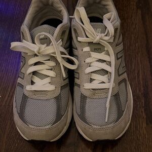 New Balance Light Gray Athletic Shoes